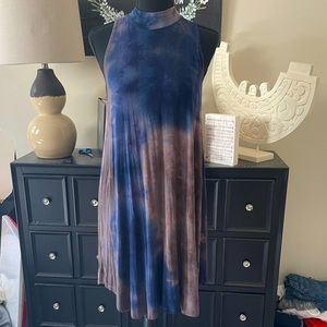 Tye Dye turtle neck dress
